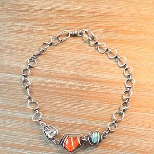 Awesome Choker Featuring Semi-Precious Stones